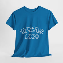 Load image into Gallery viewer, Texas 1836 Unisex Heavy Cotton Tee