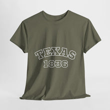 Load image into Gallery viewer, Texas 1836 Unisex Heavy Cotton Tee