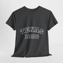 Load image into Gallery viewer, Texas 1836 Unisex Heavy Cotton Tee