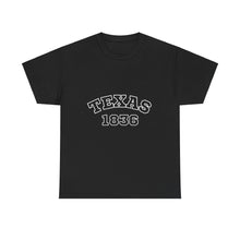 Load image into Gallery viewer, Texas 1836 Unisex Heavy Cotton Tee