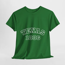 Load image into Gallery viewer, Texas 1836 Unisex Heavy Cotton Tee