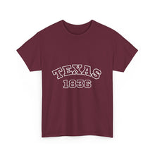 Load image into Gallery viewer, Texas 1836 Unisex Heavy Cotton Tee